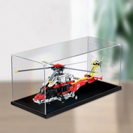 Transparent Acrylic Display Box For LEGO 42145 Airbus H175 Rescue Helicopter Storage Case Dustproof 