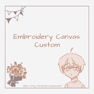 Handmade Embroidery Fictional Character Custom!!