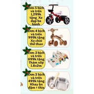 Huggies gift - 2b free Weaning tray, 3b free Foam mat, 4b for Cart, 5b for Tricycle