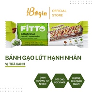 Fitto 365 BEGIN Green Tea Nutritious Brown Rice Bar Suitable For Diet, gym, Eat clean, Vegetarian-01 Bar