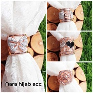 Luxury GOLD HIJAB RING AND / veil RING