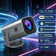 180° rotation Android 11.0 Smart Projector For Room HDMI 1080P Portable Home Theater HP330 Wireless 