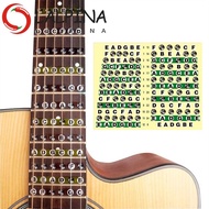LALPINA Guitar Note Sticker Learning Musical Instrument Frets Note Decal Fingerboard Stickers Musica