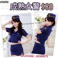 性感情趣制服 cosplay女警 $40