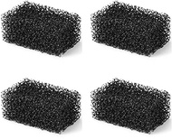 AQUANEAT Aquarium Replacement Filter Sponges 4 Pack for Hang on HOB Power Filter Small Fish Tank Fil