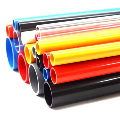 2pcs Length 50CM O.D 20~110mm UPVC Pipe Fish Tank Aquarium Drainpipe Irrigation Water Supply PVC Tub