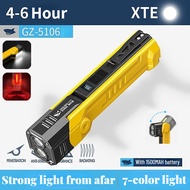 SmilingShark GZ5106 LED Magnetic Torch light Super Bright Rotatable Flashlight 7modes Back Clip Work