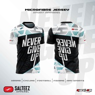 Salteez - Never Give Up - Outdoor Jersey WHITE