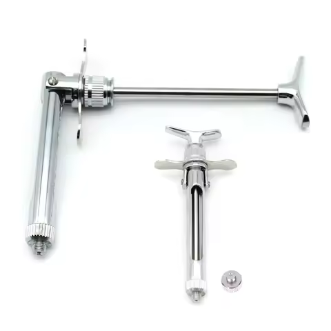 Dental Gun Syringe Press Type Syringe Surgical Instrument Anesthesia Aspirating Needle Tube Oral Sur