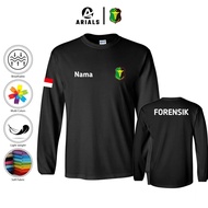 Arials Kaos Baju Lengan Panjang FORENSIK KEDOKTERAN DAN KESEHATAN