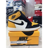 RHRV LJR BATCH Black Yellow Toes Air Vintage High OG "Strawi" High-Top Basketball Shoes Item No.:555