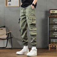 Cargo Pants FOR Men Seluar Kerja Kargo Cargo cropped pants Lelaki Cargo Long Pants Men Seluar Cenala