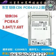 Toshiba東芝鎧俠CD6 7.68T 3.84T PCIE4.0 U.2固態 SSD CM6 3.2T