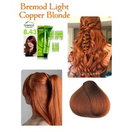 8.43 BREMOD HAIR COLOR LIGHT COPPER BLONDE