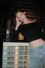 PRIME: EVELYN Backless detail crop top