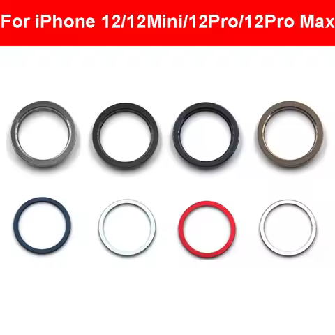 Rear Camera Outside Metal Ring Frame For iphone 12 12Mini 12 Pro 12Pro Max Back Main Camera Ring Cov