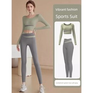 Yoga Clothing Fitness Suit Women s Spring 2026 New High Sense Pilates Training Suit Sports Long Slee