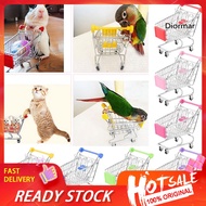 •RAN•Mini Lovely Cart Trolley Small Pet Bird Parrot Rabbit Hamster Cage Playing Toy