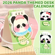16/8/4Pcs 2026 Panda Vertical Desk Calendar - Office School Stationery - Pocket Memo Booklet - Stude