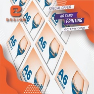 (FAST SHIPPING) A6 ARTCARD PRINTING POSTCARD PRINTING THANK YOU CARD PRINTING WEDDING CARD PRINTING 