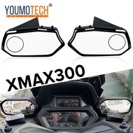 For Yamaha XMAX300  XMAX 300 2023 Move Motorcycle Forward Mirror Rearview Mirror Kit Convex Angle Adjustable White Side Mirrors