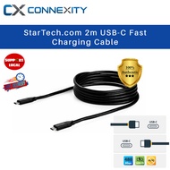 Startech.com USB-C to USB-C Cable w/ 5A PD - M/M - 2 m USB2C5C2M USB Cable STARTECH Cable STARTECH U