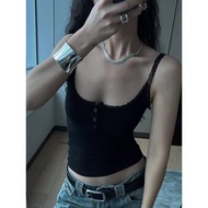 baju singlet wanita singlet woman singlet woman plus size American Hot Girl Summer Lace Camisole wit