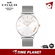 Coach Perry Silver White Women's Watch 14503124