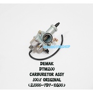 DTM200 DTM 200 DTM150 DTM 150 CARBURETOR ASSY KARBURATOR CARB 100% ORIGINAL DEMAK