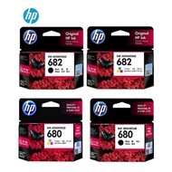 HP 680/682 INK Cartridge Black & Color (100% Original from HP Malaysia)