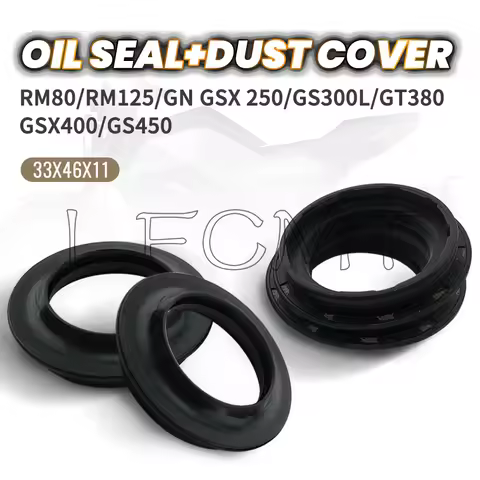 33x46x11 33*46*11 Motorcycle Front Fork Damper Oil Dust Seal Fit for Suzuki GN250 GN 250 1982-1998 G