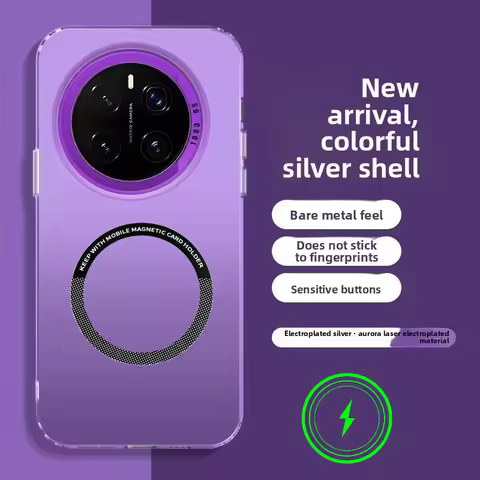 IMD Metal Aurora Magnetic Phone Case For Magic 8 Lite 8 Pro 7 6 Honor X9D X9C Smart X8DC X7DC 400 20