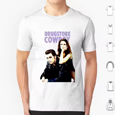 Drugstore Cowboy Duo T Shirt 6xl Cotton Cool Tee Drugstore Cowboy Film Films Movie Movies Matt Dillo