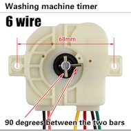 【Special Promotion】 6 Wire 90 Degree Washing Machine Timer Washing Machine Timer Switch Wash Timer S