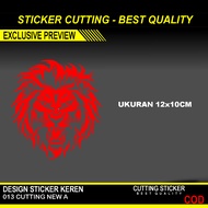THE MOST VIRAL CUTTING STICKER WITH FIERCE LION LOGO IMAGE