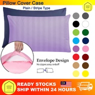 Cotton Soft Pillow Case Cover Cushion Sarung Bantal Tidur Lembut Bedroom 46cm x 71cm