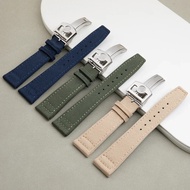 20mm 21mm 22mm soft nylon canvas watchband for EUR strap pilot Portugal Portofino fabric watch band 
