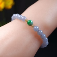 飄陽綠紫羅蘭翡翠手珠手鍊 | 天然緬甸玉A貨翡翠 | 送禮