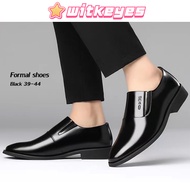 Men's Formal Shoes รองเท้าคัชชูหนังผู้ชาย รองเท้าทำงาน รองเท้าทางการ สีดำ ไซส์ 39-44