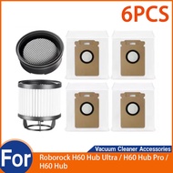 For Roborock H60 Hub Ultra / H60 Hub Pro / H60 Hub Vacuum Cleaner Parts Accessories (Parts Pack 6PCS