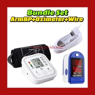 homegoodssan Bundle Set Blood Pressure Digital Monitor/Charger/Oximeter