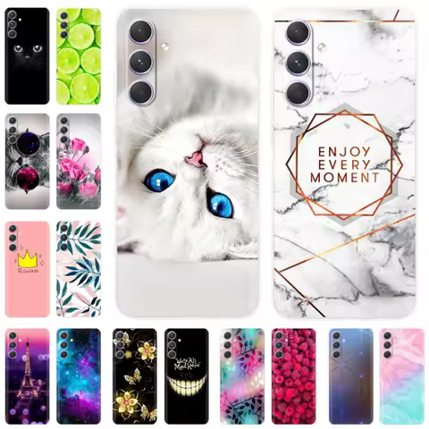 For Samsung Galaxy A34 A54 5G Case Shockproof Silicone Soft Cute Clear TPU Back Cover For Samsung A5