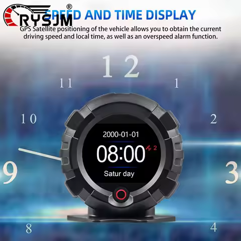 X95 Car GPS / OBD Slope Meter Digital HUD Multifunctional Head Up Display Speed Inclinometer Off-roa