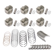 AP01 6x Pistons & Bearings Kit for Audi A4 S4 A5 S5 A6 A8 Q5 Q7 VW Touareg 3.0 TFSI V6 TSI 06E107065