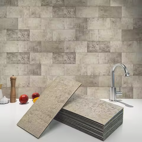 Art3d 102-Piece-Peel and Stick Tile Backsplash for Kitchen Bathroom, 3in x 6in.Stick on Subway Tile 