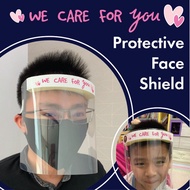 [Ready Stock] We Care For You Protective Transparent Face Shield (Adult/Kids/Baby)
