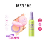 DAZZLE ME Lock Makeup Set (Get a Grip! Makeup Setting Spray + Muse Pressed Foundation SPF 25 PA+++)
