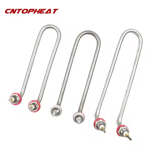 220v/380v 1.5KW/2KW/3KW U Type M16/M18 Stainless Steel Heater Tube Electric Tubular Heater Immersion