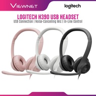LOGITECH H390 USB COMPUTER HEADSET WITH ENHANCED DIGITAL AUDIO | IN-LINE CONTROL | NOISE CANCELLING 