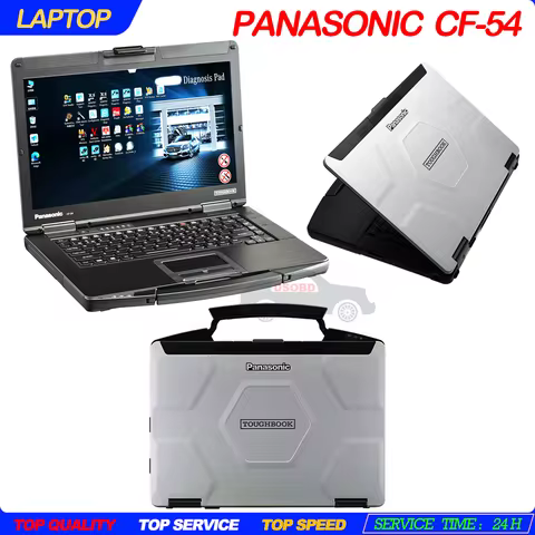 Panasonic CF-54 CF54 8g Military Toughbook Diagnosis with HDD/SSD for SD Connect 4 STAR C4/C5/C6 ICO